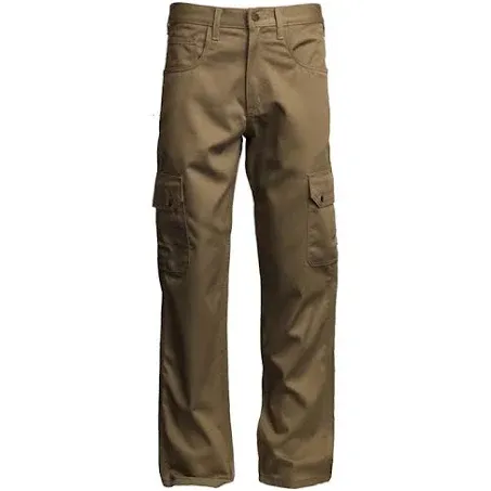 Lapco Lapco FR 9oz 100% Cotton Cargo Pants Khaki | 54 Waist x 34 Inseam