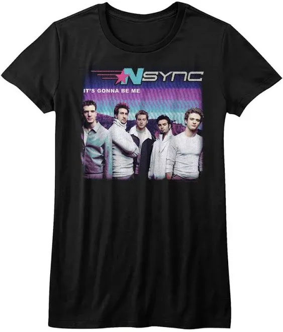 Sway and Cake Nsync It's Gonna Be Me Black Junior Women's T-Shirt