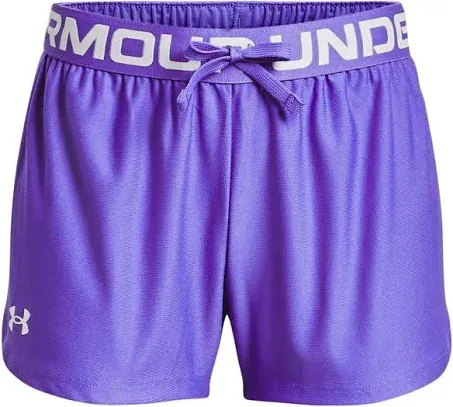 Under Armour Under Armour Girls' Play Up Shorts, XL, Brilliant Violet