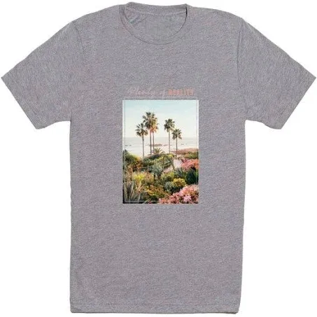 Playa Society Graphic T-Shirt | Laguna Beach by Paul Fuentes Photo - Athletic Heather - Medium