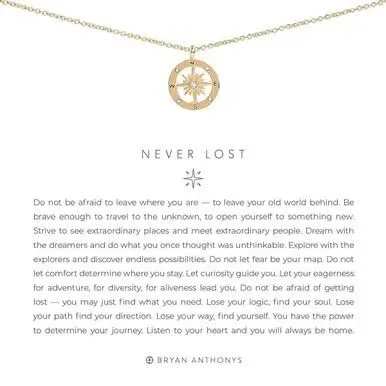 BRYAN ANTHONYS Bryan Anthonys Never Lost Necklace in Gold