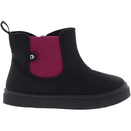 Oomphies Oomphies Girl's Casual Boot Black & Fuchsia Colette Boot 8C