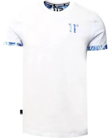 11-degrees 11degrees White Logo T-Shirt Tee