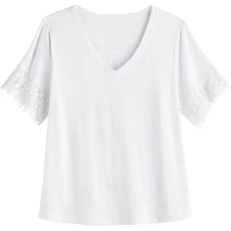 April Cornell April Cornell Nantucket Lacey Tee - Large