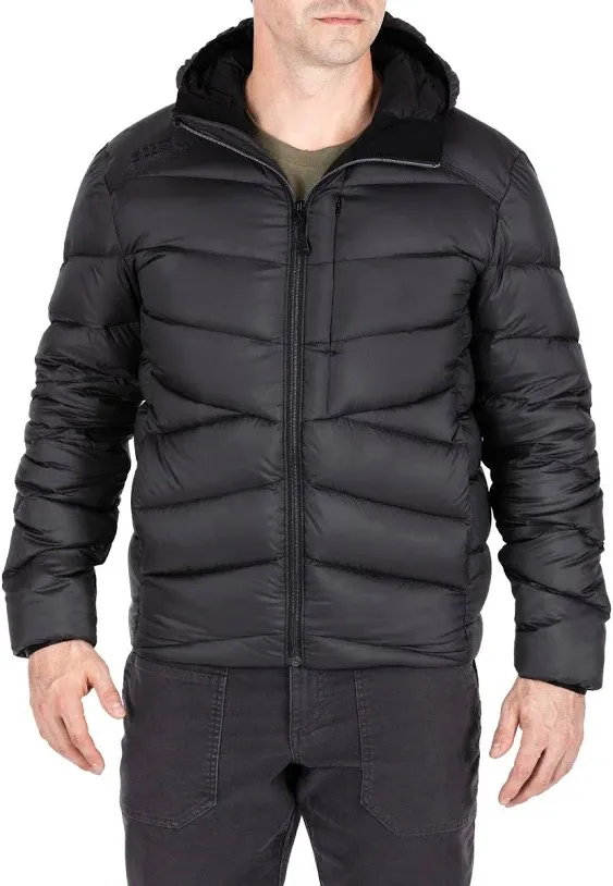 5.11 Tactical 5.11 Tactical Men's Acadia Down Jacket (Black), Size XS, (CCW Concealed Carry)