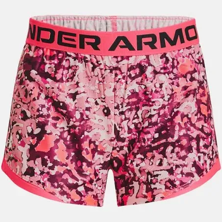 Under Armour Under Armour Girls' Play Up 2.0 Printed Shorts - Pink, Youth X-Small