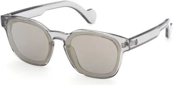 The Clymb Moncler ML0086 26U 57 Sunglasses - Shiny Crystal