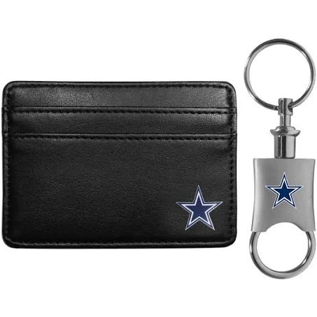 Dallas Cowboys Siskiyou FWW055KPV Unisex NFL Dallas Cowboys Weekend Wallet & Valet Key Cha