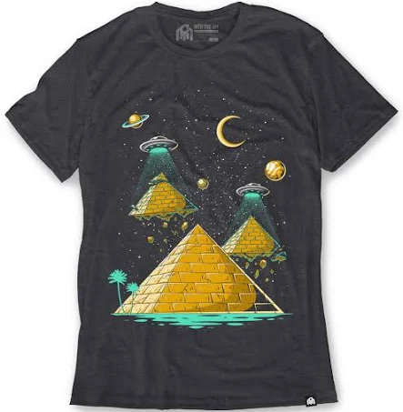 Meander Apparel Into The Am Ancient Wonders Tee - Men's Graphic T-Shirt - Ultra-Soft Fitted
