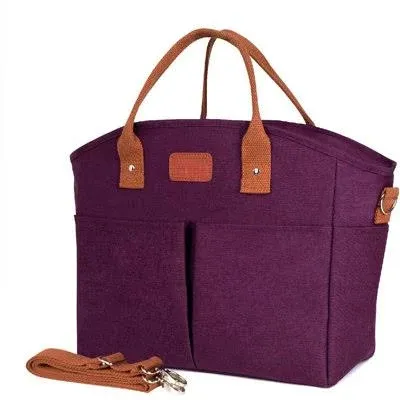 MODERN PICNIC Bucklon Insulated Picnic Tote Bag Prep & Savour Color: Purple
