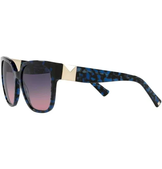 BLUBLOCKER Valentino Va4111 Sunglasses 5031I6 Blue Havana