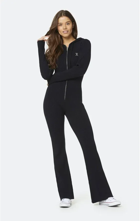 KURT MULLER Onepiece The Rib Fitted Jumpsuit Black