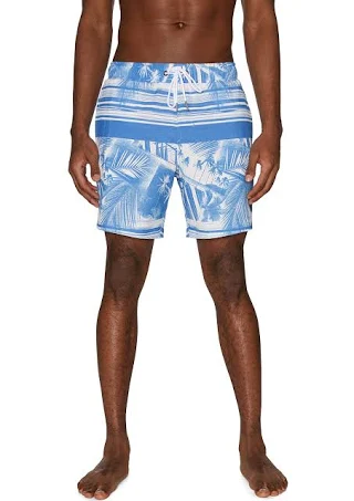 Spyder Spyder Men's Tropical Print Volley Swim Shorts, S / Blue