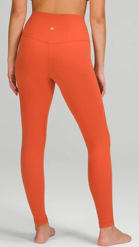 Rungolee Lululemon Women's Yoga Align High-Rise Pants 28" - Orange - Size 14 - NuluTM