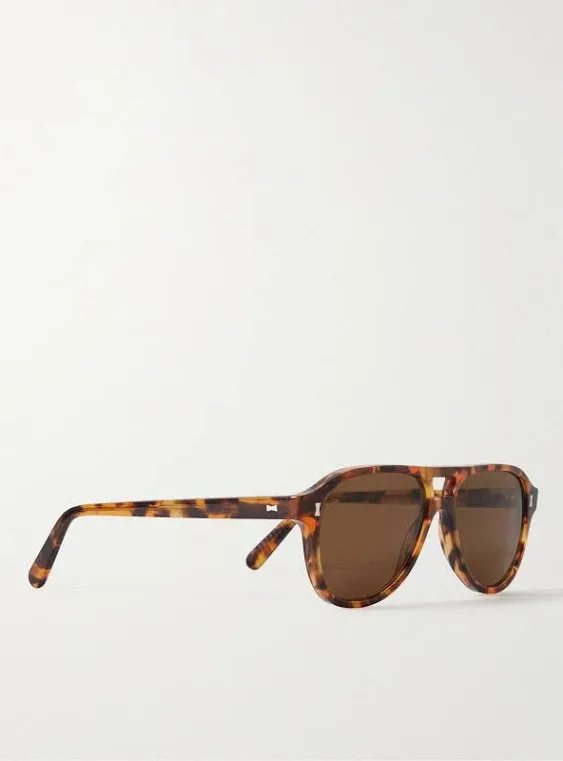 Lands End Mr P. - Men - Cubitts Killick Aviator-Style Tortoiseshell Acetate Sunglasses