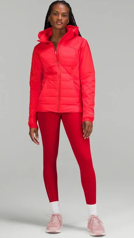 MPG Sport Lululemon Women's Running Down for It All Jacket - Red - Water-Resistant/GlydeTM
