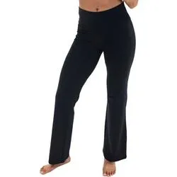 Spalding Womens 31.5 in. Solid Bootcut Yoga Pant