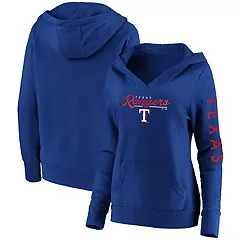 Fanatics Women's Fanatics Branded Royal Texas Rangers Core High Class Crossover Pullover Hoodie