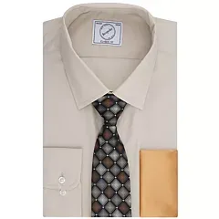 Bespoke Men's Bespoke Classic-Fit Dress Shirt, Tie & Pocket Square Set