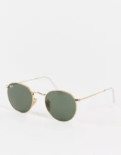 RAY-BAN Ray-Ban round sunglasses in gold