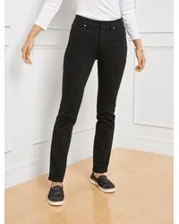 talbots High-waist Straight-leg Jeans - Black