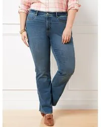 talbots Plus Size Exclusive Barely Boot Jeans - Blue
