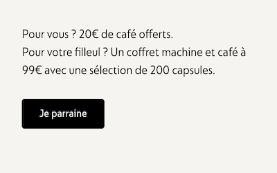 Obtenez une récompense café de 20 euros