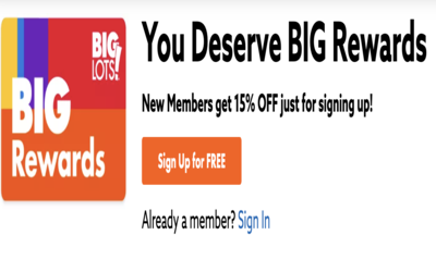 New members get 15% off after signing up