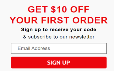 Get $10 off your first order