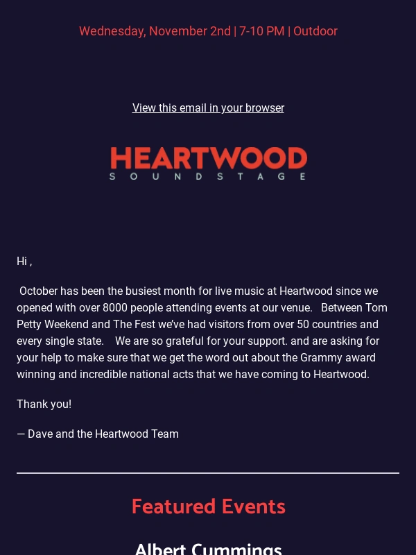 Heartwood Soundstage