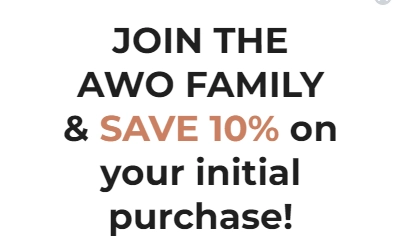 Save 10% On Your Initial Purchase by Signing Up