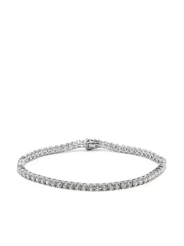 Hatton Labs Hatton Labs Tennis crystal-embellished bracelet - Silver