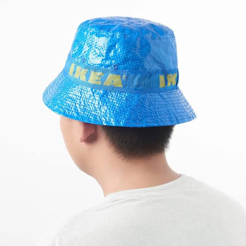 Straight Down IKEA - Knorva Hat, Blue, Height: 3½