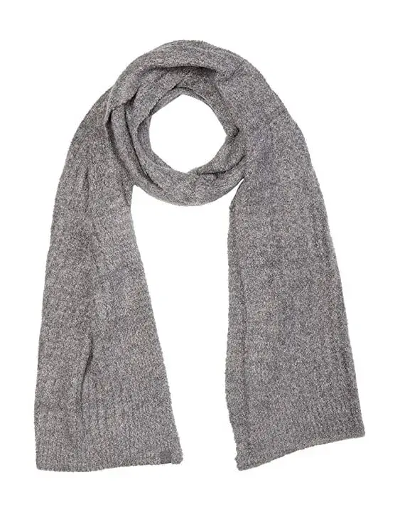 Barefoot Dreams Barefoot Dreams The CozyChic Lite Ribbed Scarf, Pewter