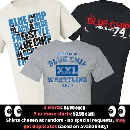 2288 Overstock Wrestling T-Shirts YM